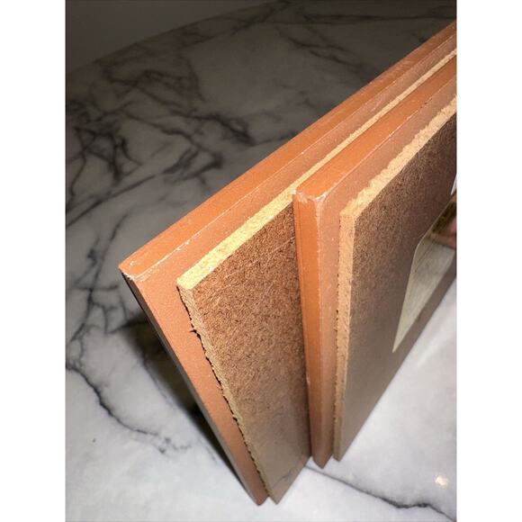 2 Vntg Masterworks Handcrafted Art Tiles Southwestern Bear Coyote Western Desert - Picture 7 of 8